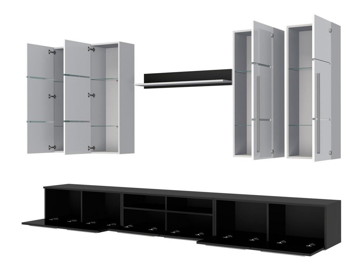 Olohuonesetti Flos (Valkoinen + Kiiltävä valkoinen)