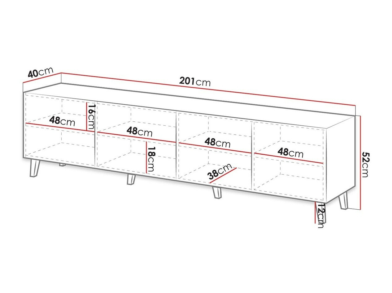 TV-taso Levmari 103 (Valkoinen)