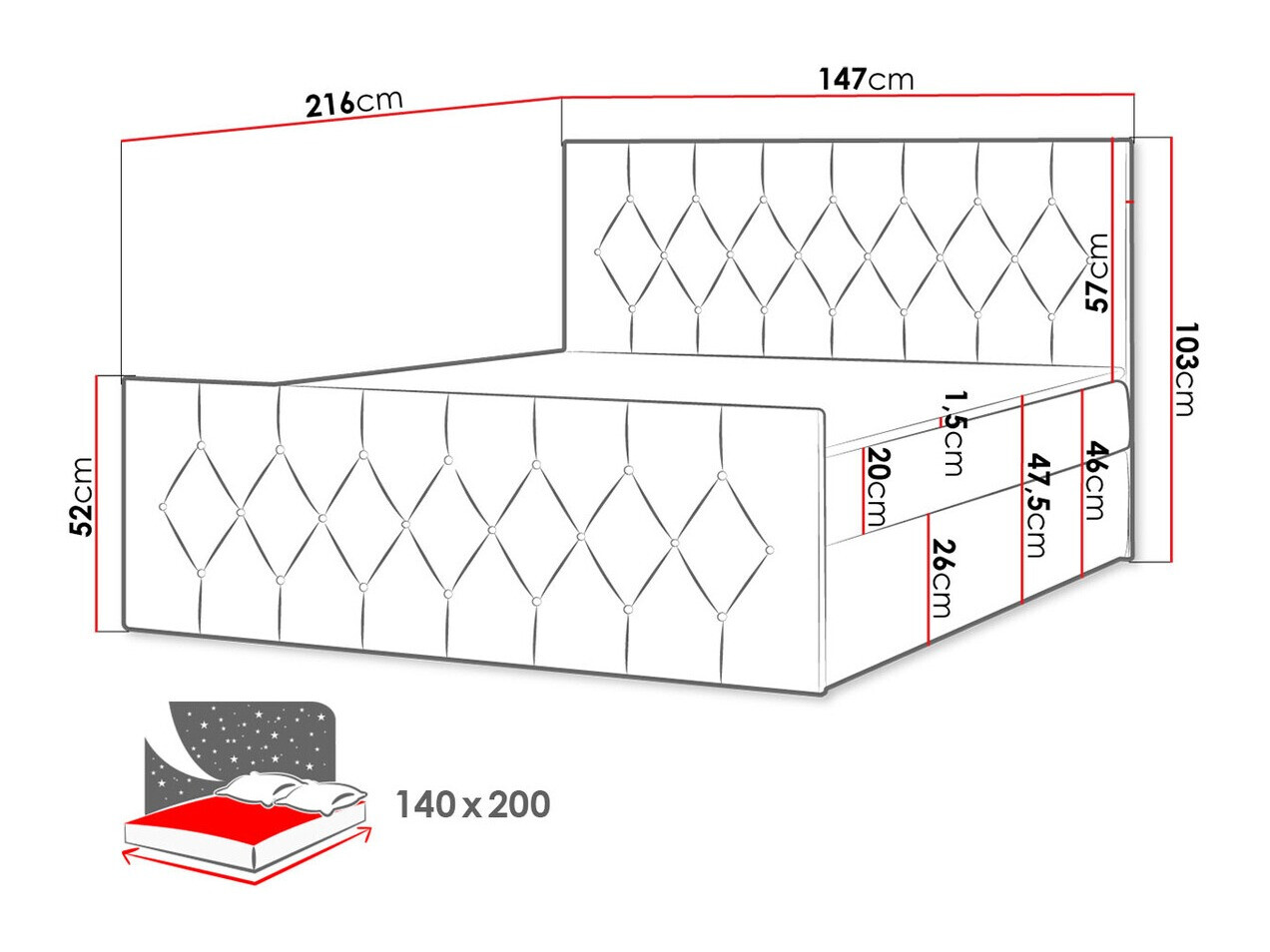 Jenkkisänky Hortulus II (Mikrofaza 05)