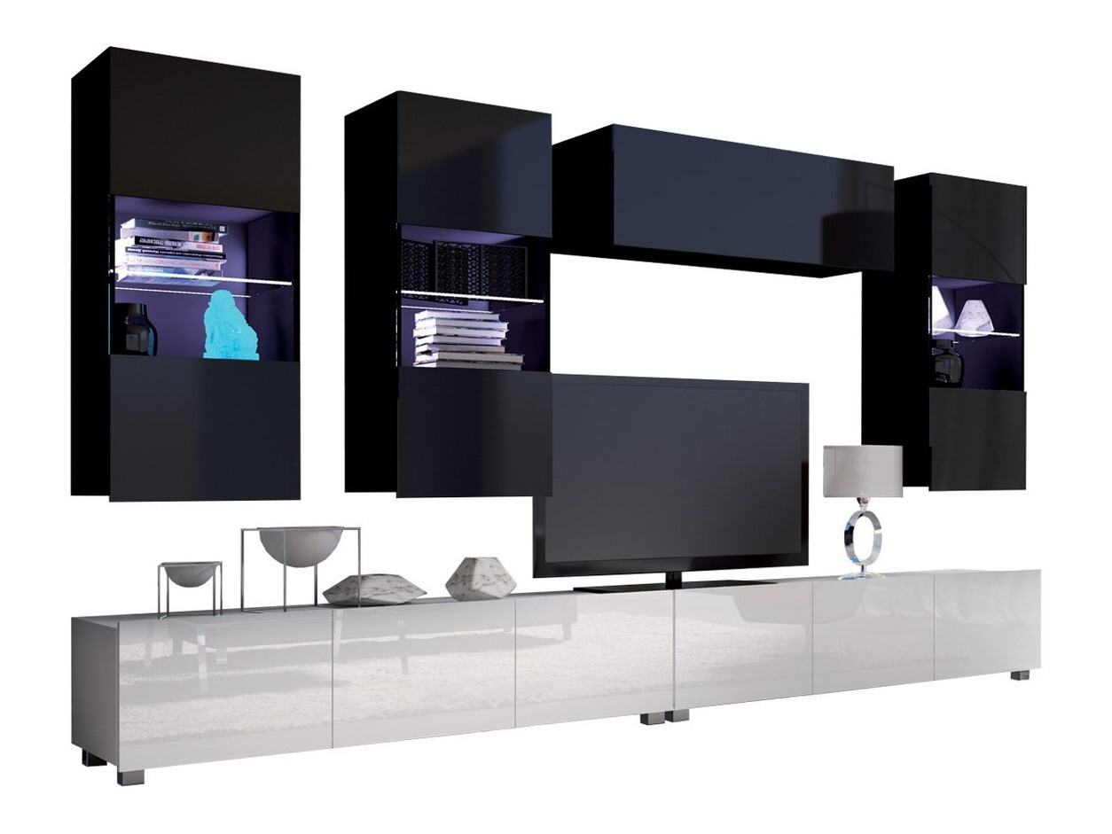 Olohuonesetti Remus V (Valkoinen + Kiiltävä valkoinen + Musta + Kiiltävä musta)