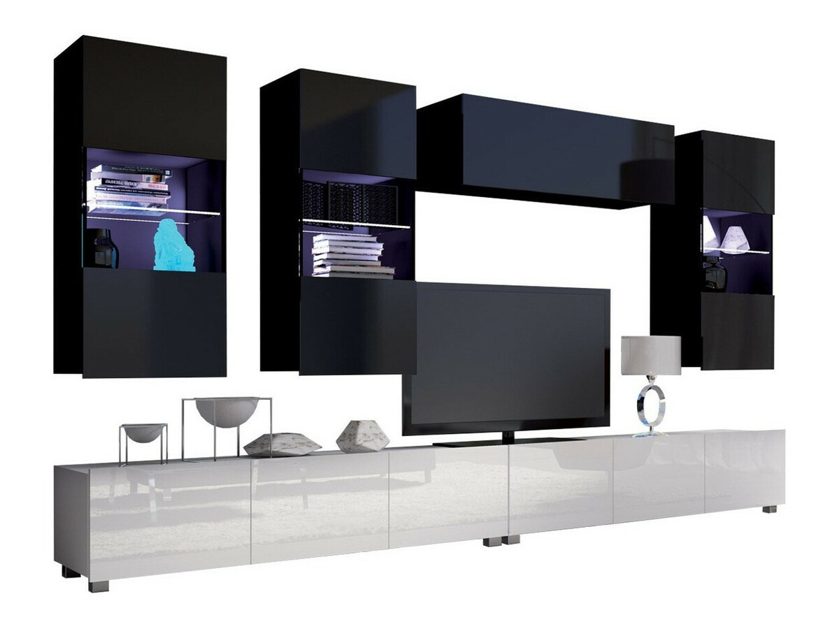 Olohuonesetti Remus V (Valkoinen + Kiiltävä valkoinen + Musta + Kiiltävä musta)