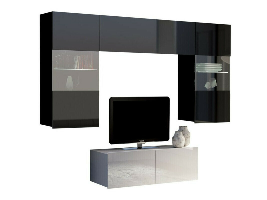 Olohuonesetti Tivdalu 114 (Valkoinen + Musta)