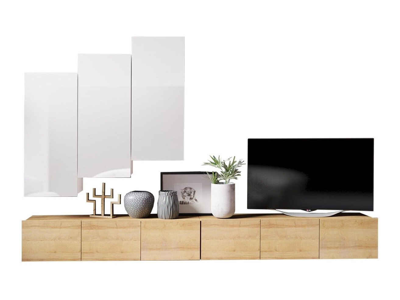 Olohuonesetti Remus XX (Kultainen tammi + Valkoinen)