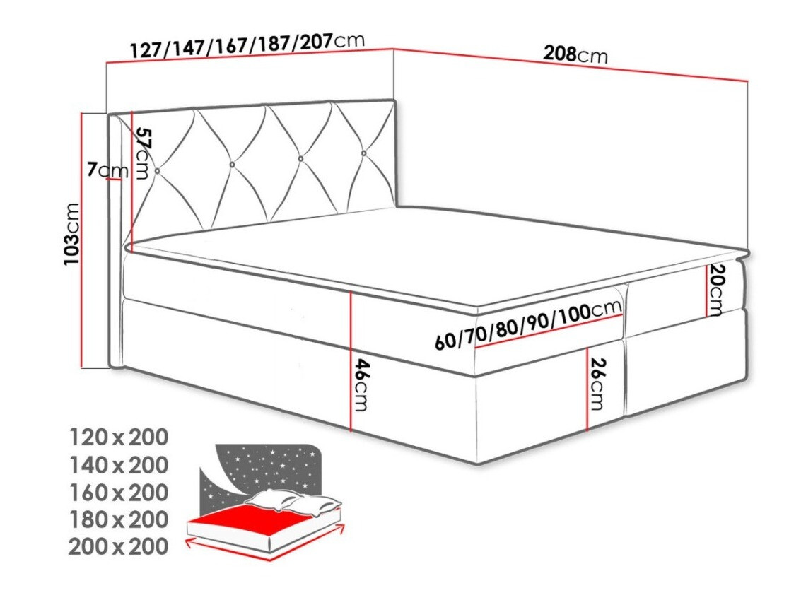 Jenkkisänky Litus (Mono 235)
