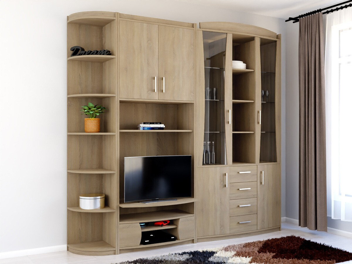 Olohuonesetti Omaha A111 (Sonoma-tammi)