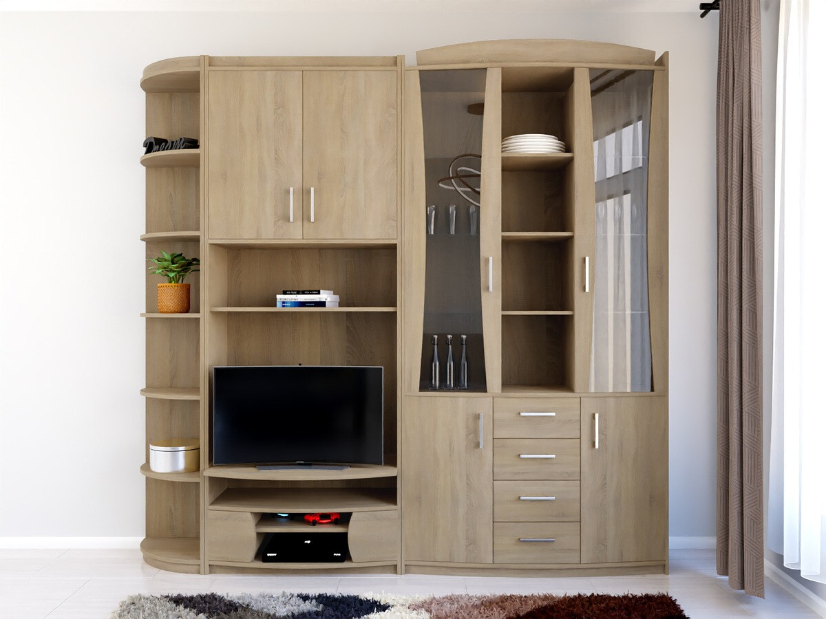 Olohuonesetti Omaha A111 (Sonoma-tammi)