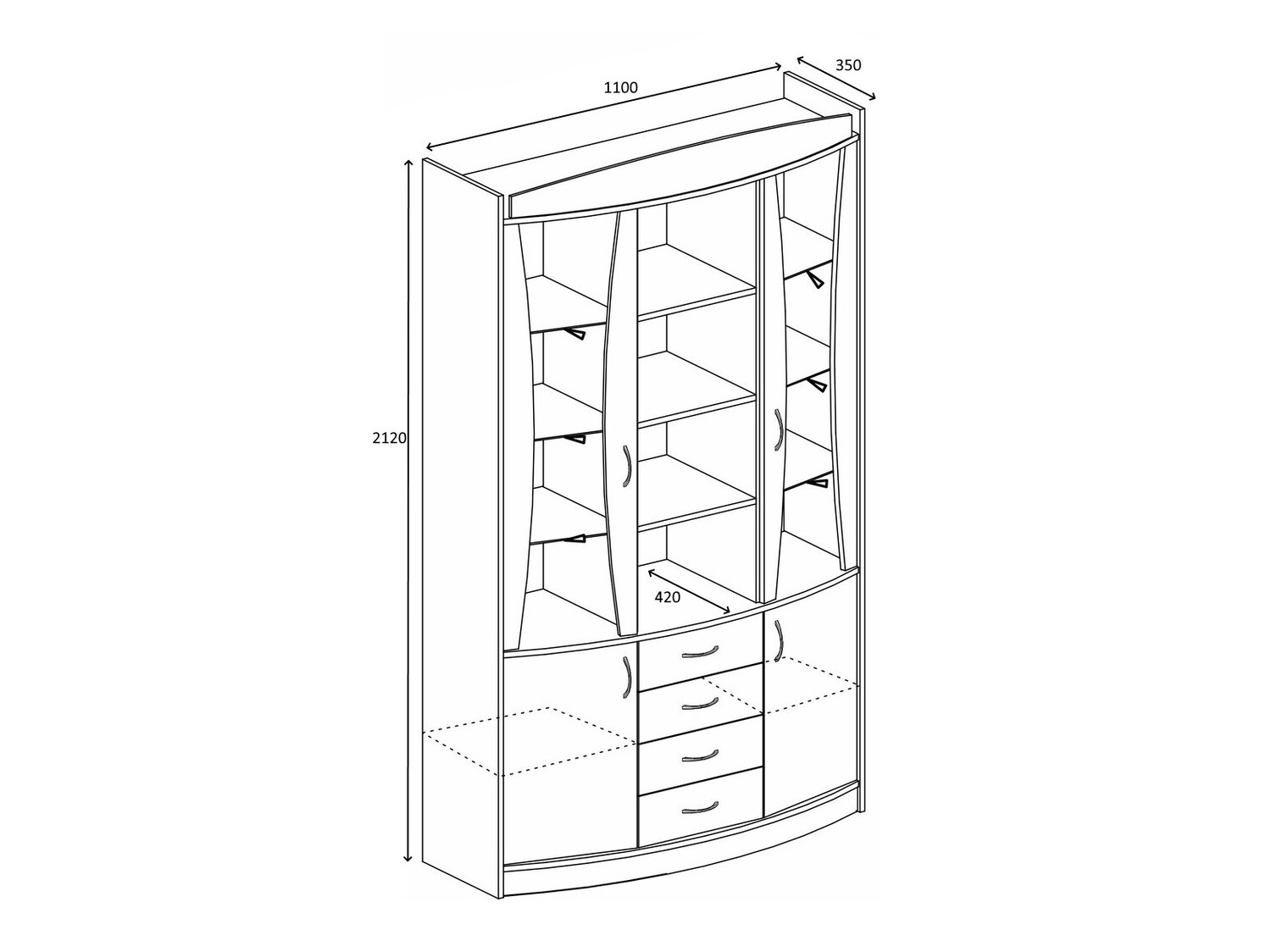 Olohuonesetti Omaha A111 (Sonoma-tammi)