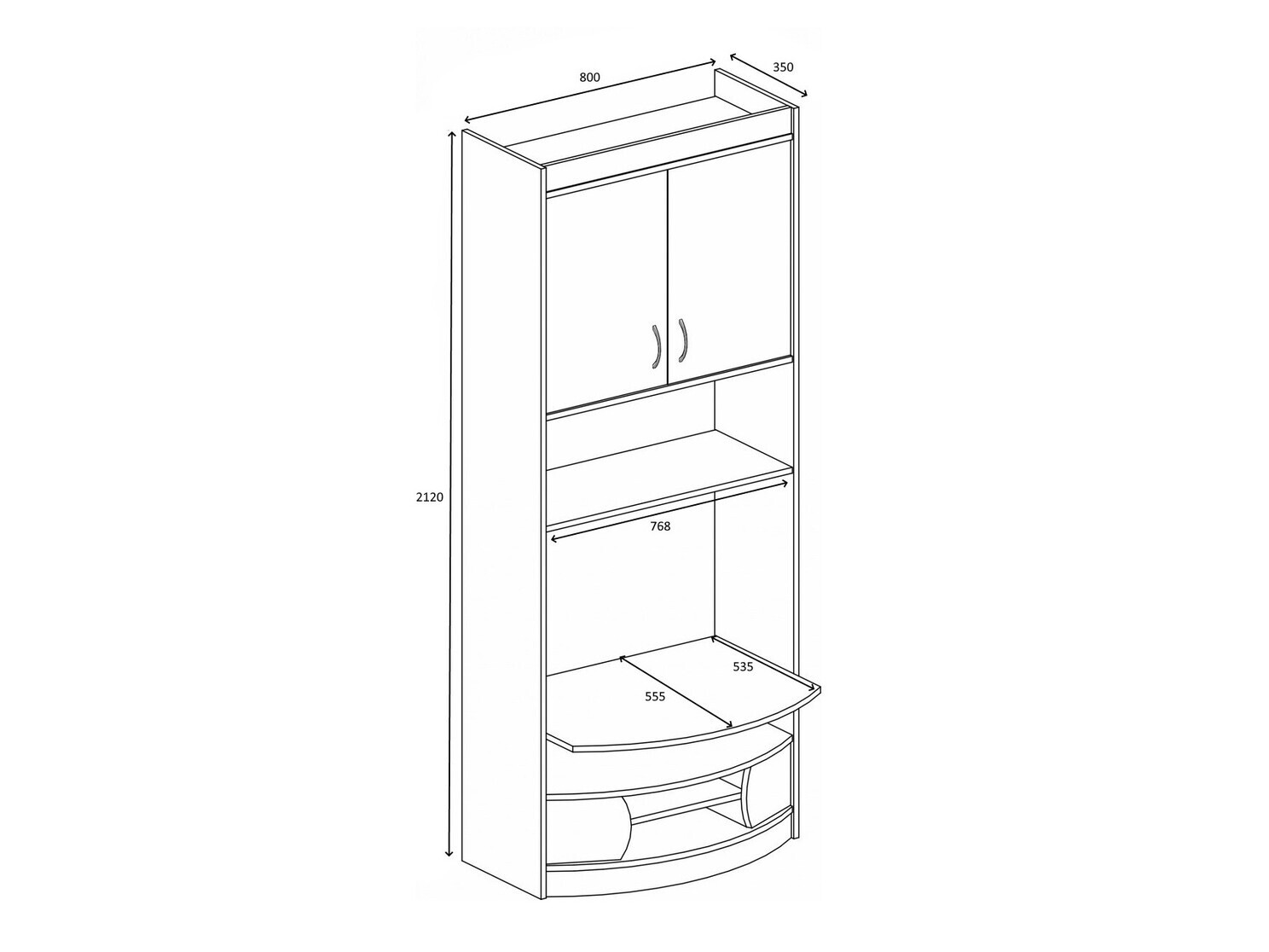 Olohuonesetti Omaha A111 (Sonoma-tammi)