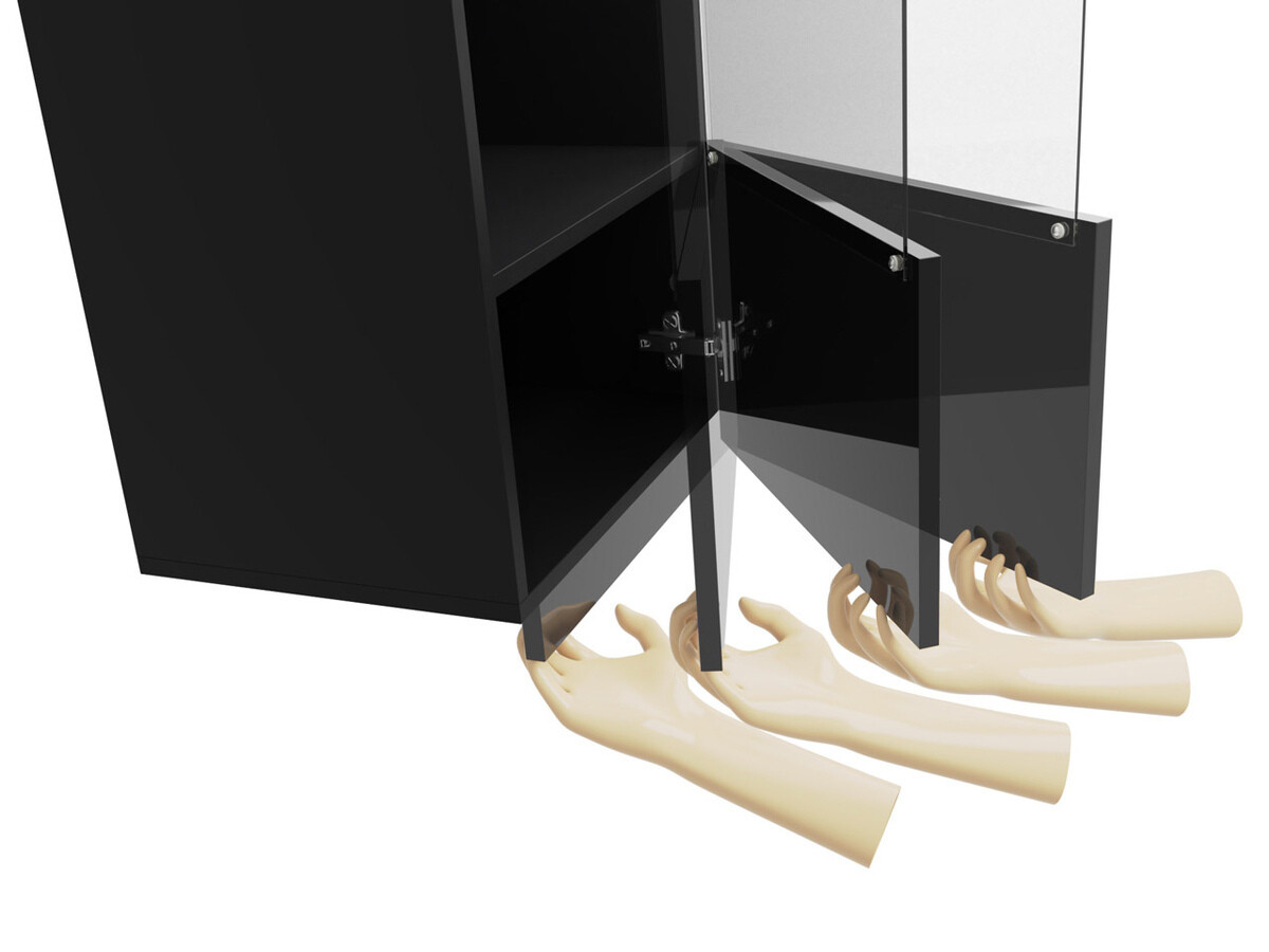 Olohuonesetti Tivdalu 140 (Musta + Kiiltävä musta)