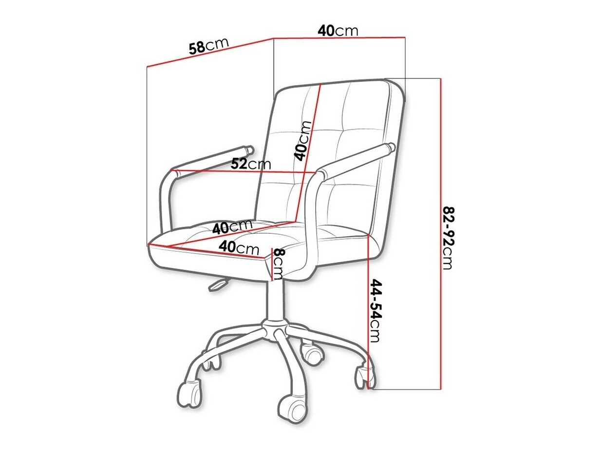 Toimistotuoli Comfivo Hilaritas I (Musta)