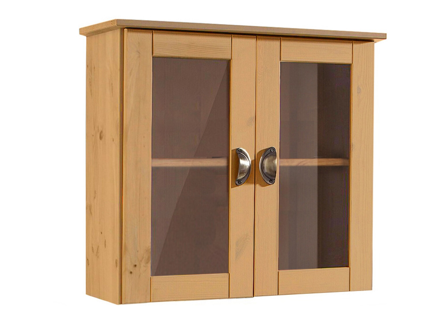 Seinäkiinnitteinen kylpyhuonekaappi Serelbu 102 (Mänty)