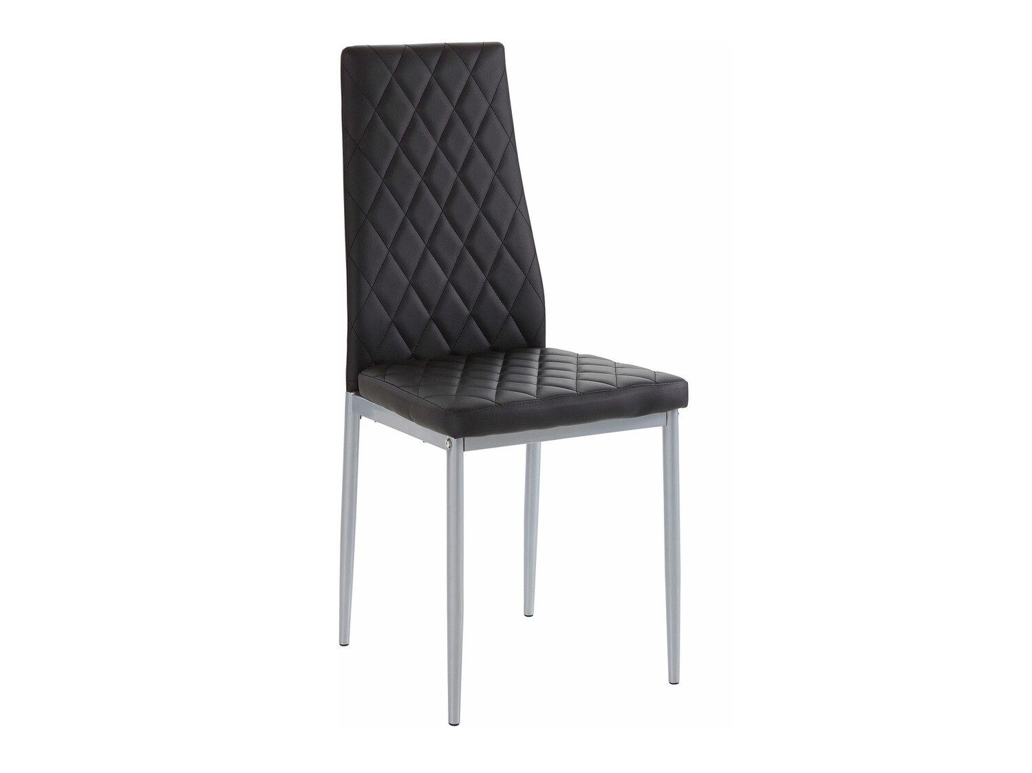 Ruokailuryhmä Denton 598 (Musta + Hopea)