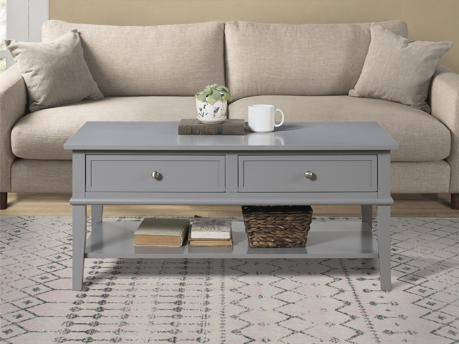 Sohvapöytä Sonfivo 102 (Harmaa)