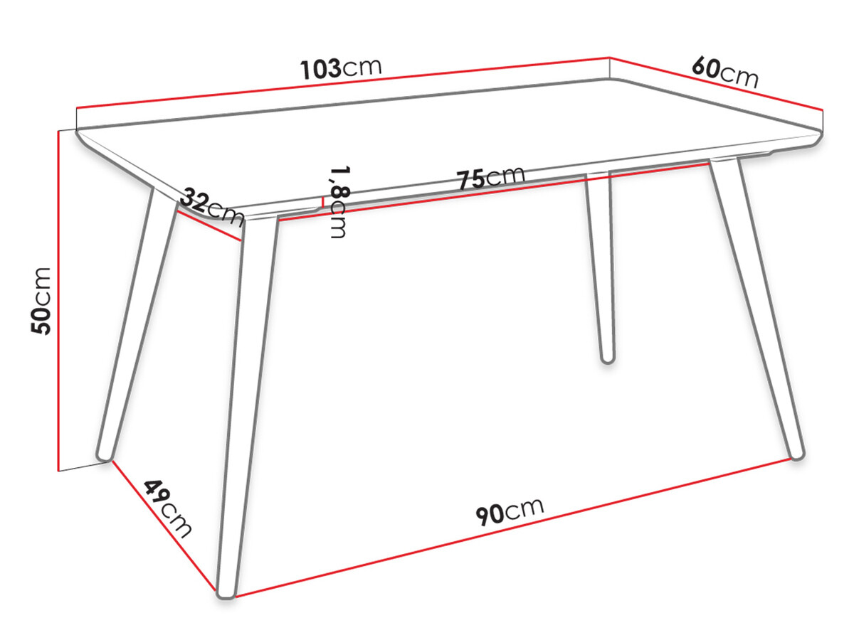 Sohvapöytä Racine 115 (Ruskea)