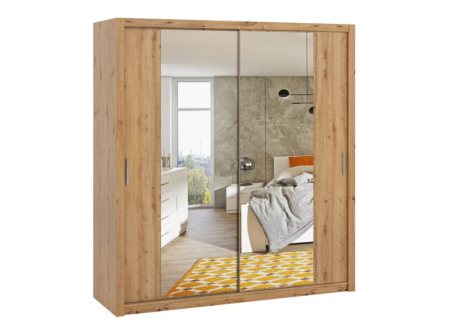 Vaatekaappi Catromi 108 (Artisaanitammi)