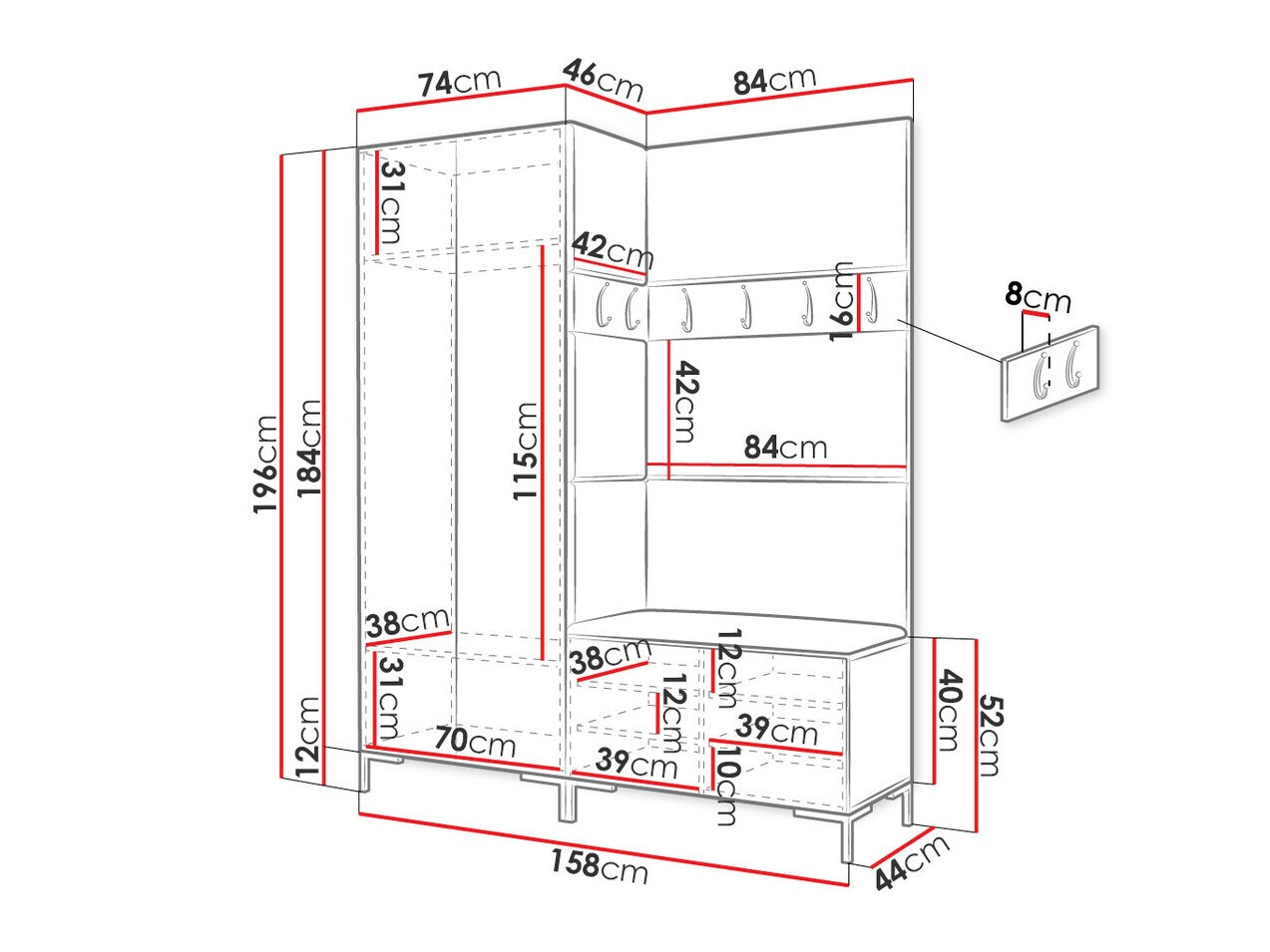 Eteissetti Tivsoa 100 (Craft tammi)