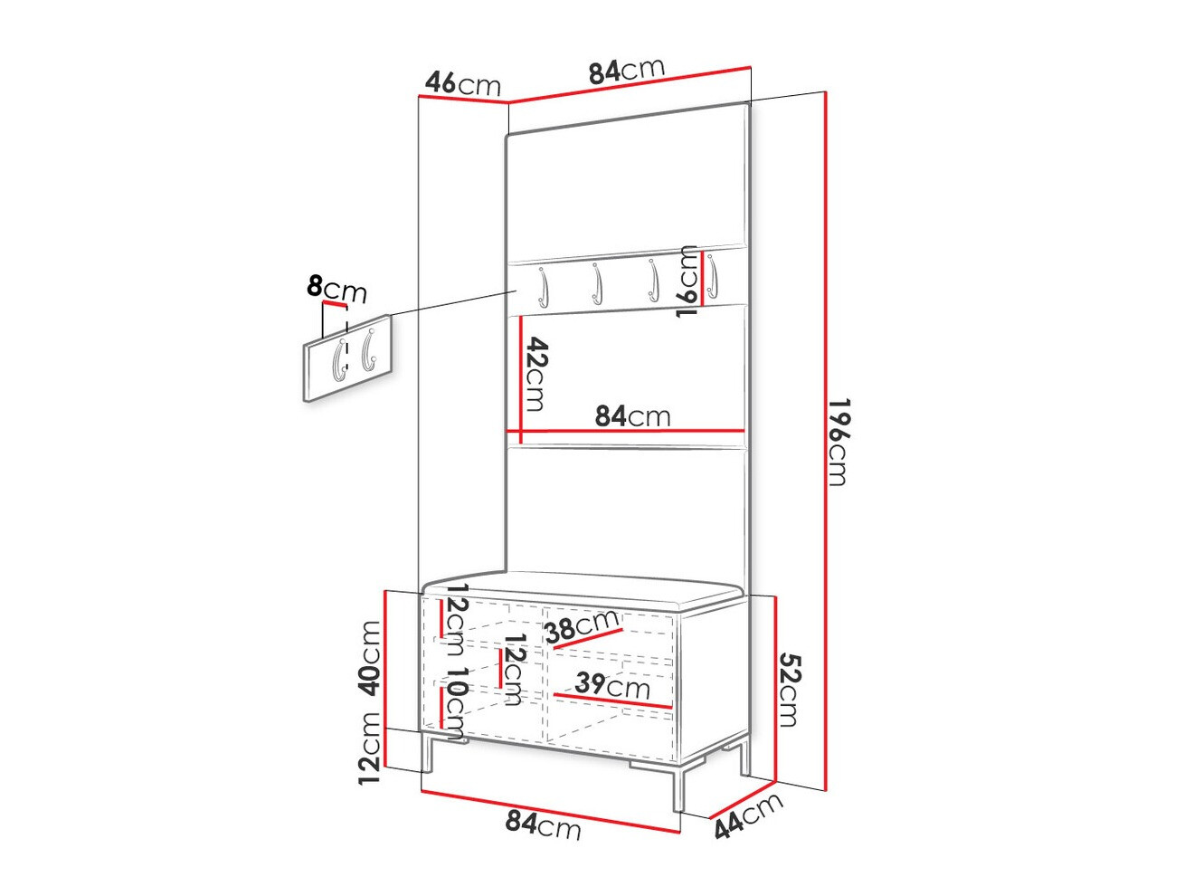 Eteissetti Nomal III (Ekonahka, pehmeä 017)