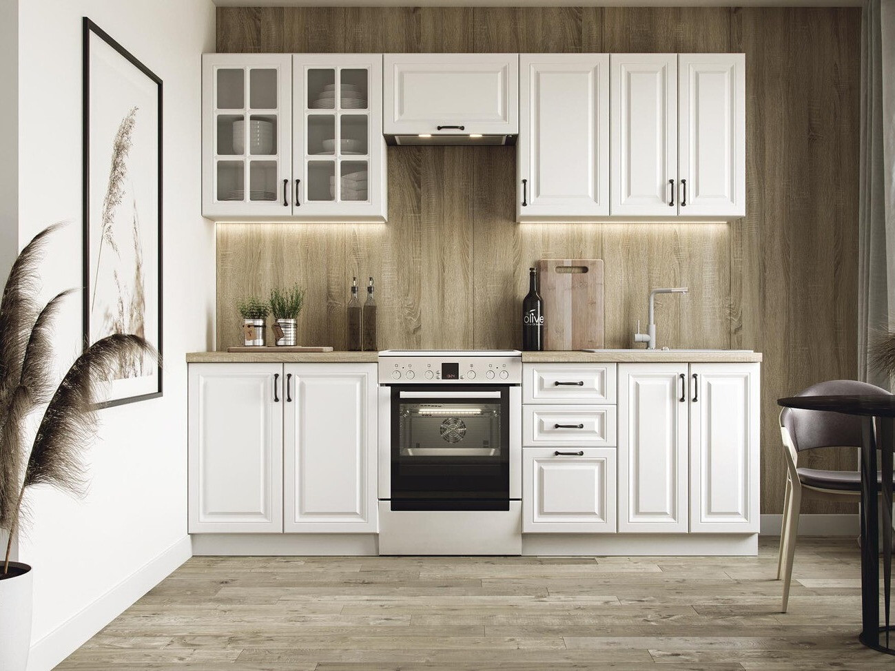 Keittiöryhmä Houston 1877 (Valkoinen)