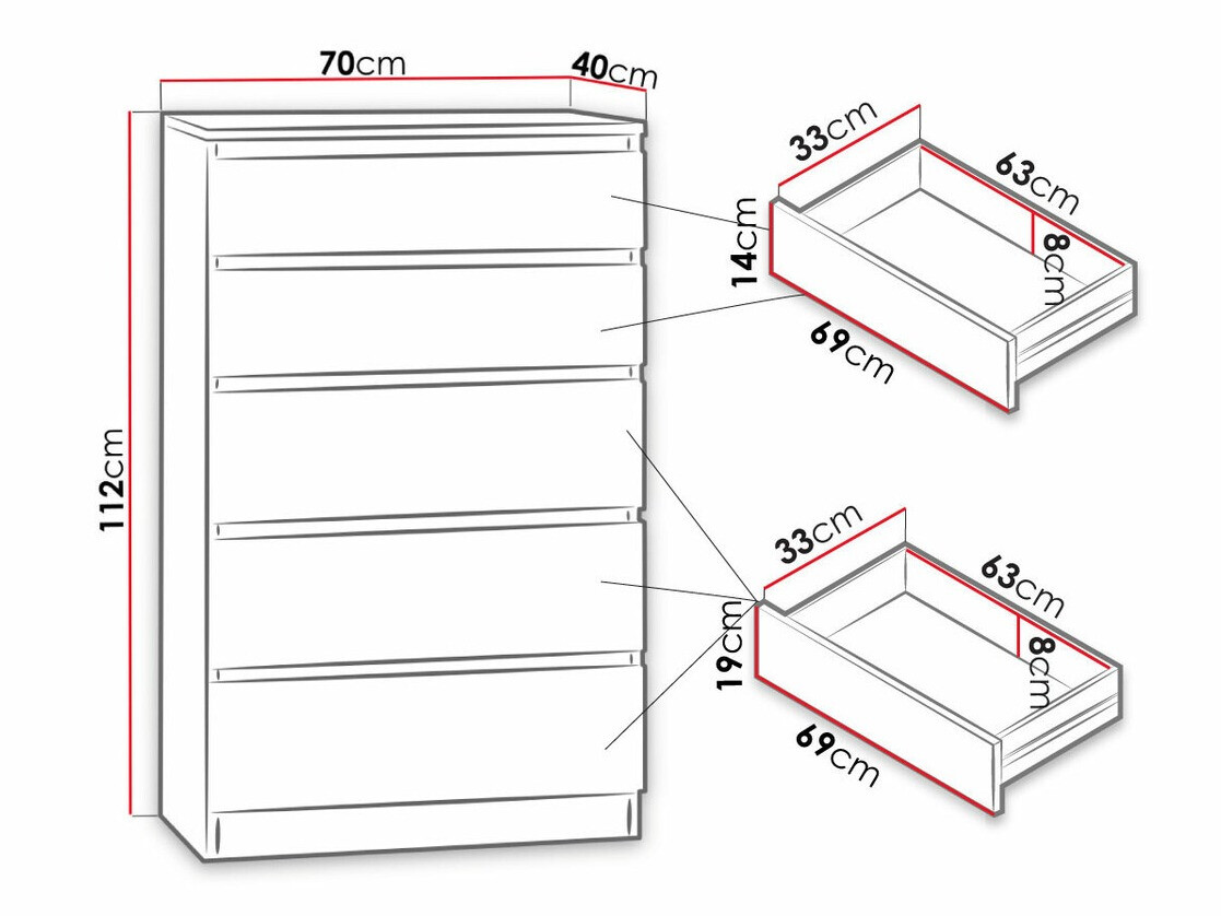 Lipasto Comfivo Structor IV (Valkoinen)