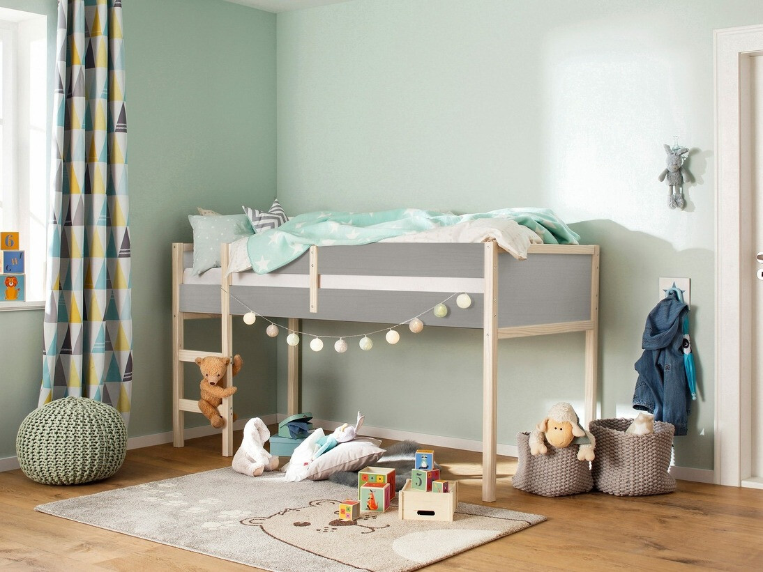 Parvisänky Fenmele 103 (Harmaa + Vaalea puu)