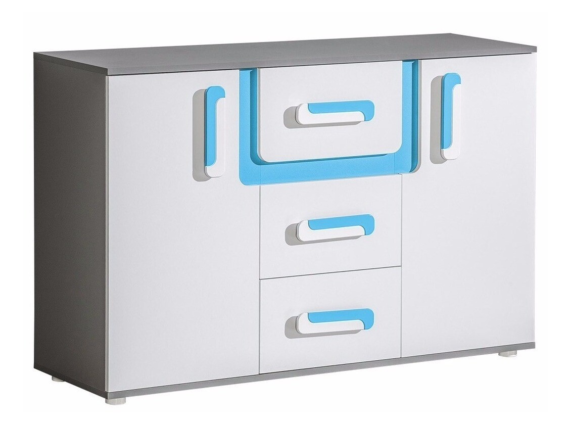 Lipasto Levtala 107 (Antrasiitti + Valkoinen + Turkoosi)