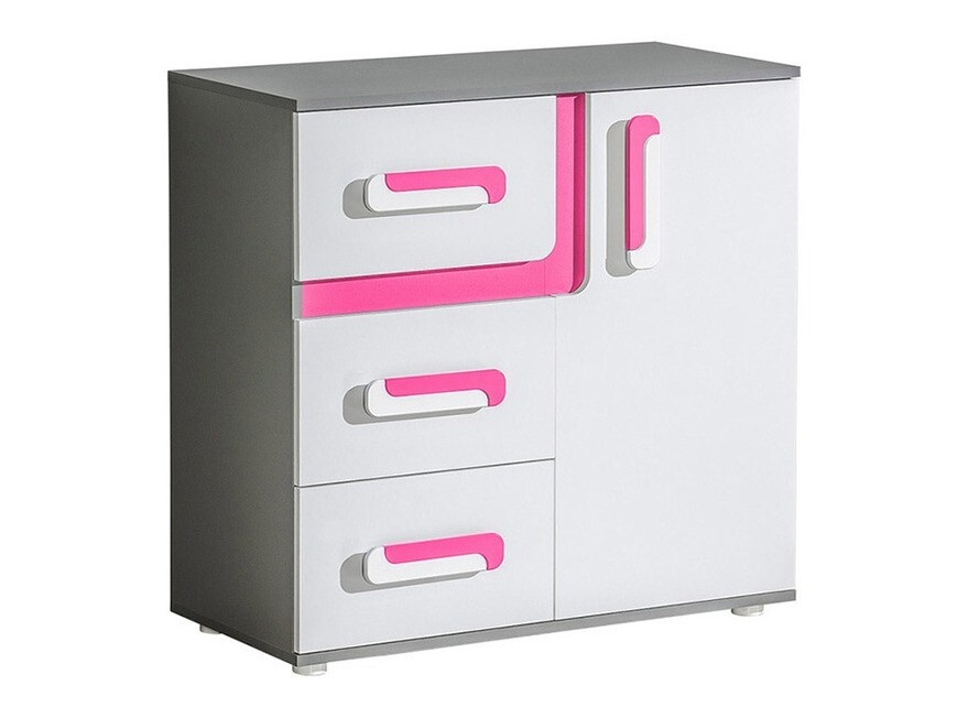 Lipasto Levtala 108 (Antrasiitti + Valkoinen + Pinkki)