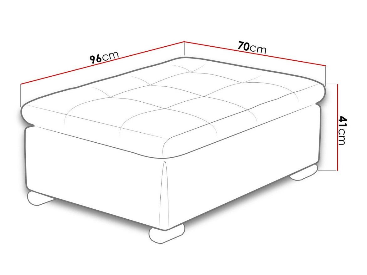Verhoiltu penkki Comfivo Gemma I (Soft 066 + Lawa 02)