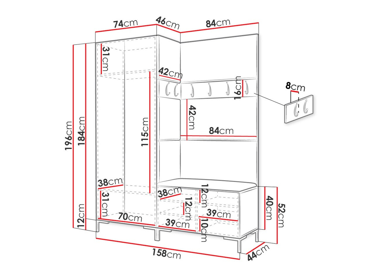 Eteissetti Nomal IX (Ekonahka, pehmeä 017)