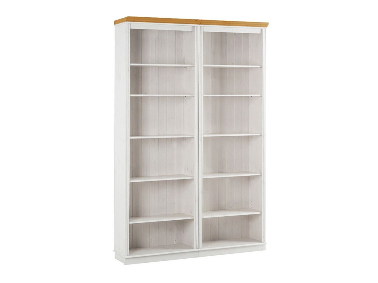 Hyllysetti Saltoro 116 (Valkoinen + Hunajatammi)