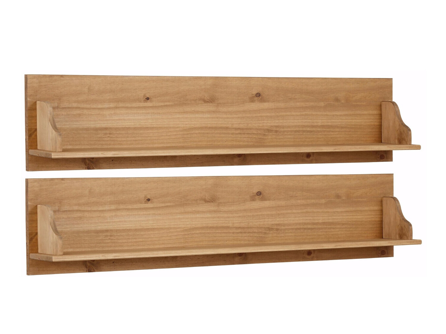 Seinäkiinnitteinen hyllysetti Fentivo 106 (Mänty)
