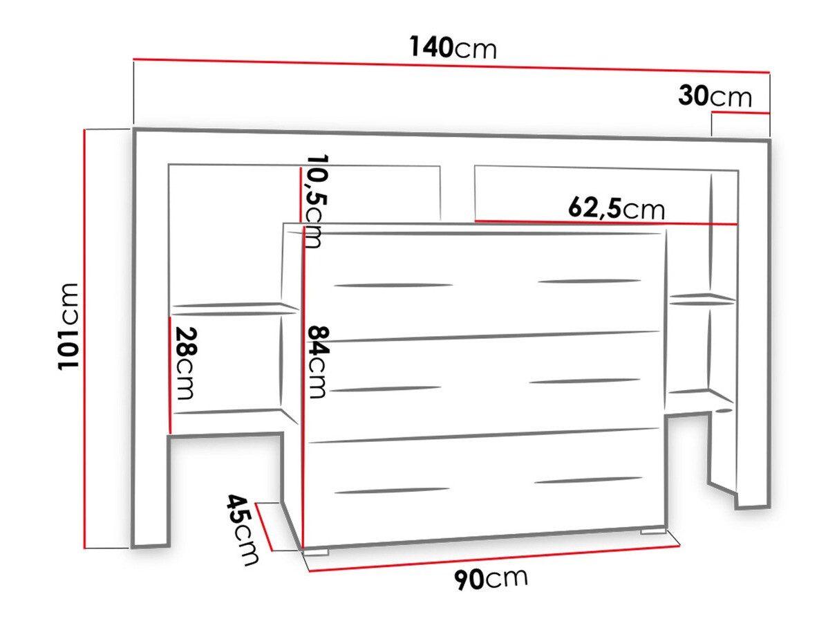 Lipasto Aestas I (Valkoinen + Kiiltävä musta)