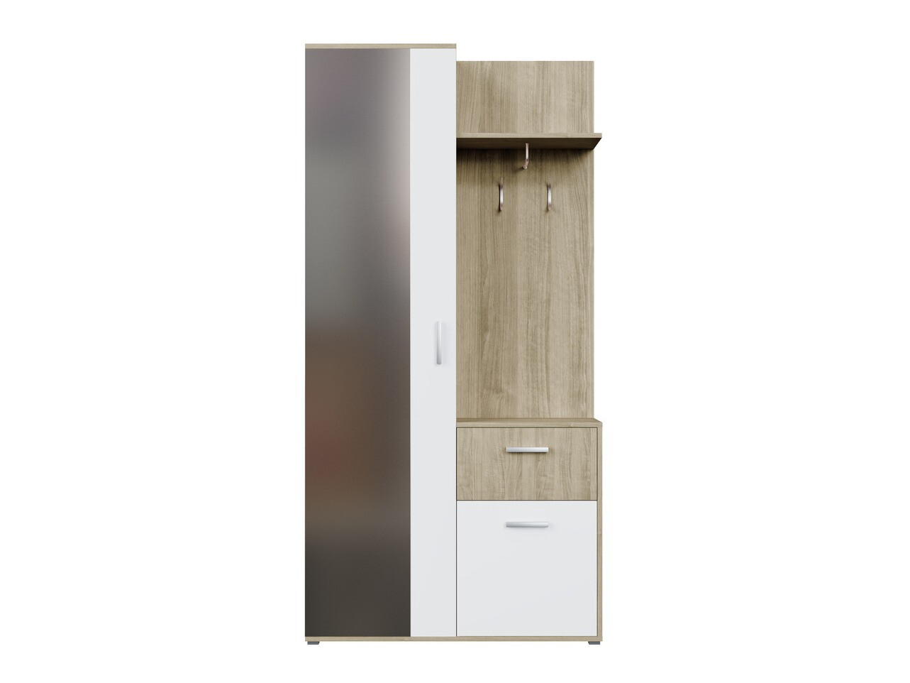 Eteissetti Pavo (Sonoma-tammi + Valkoinen)