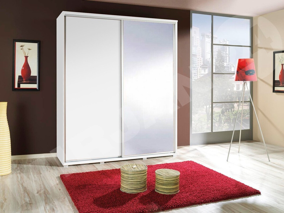 Vaatekaappi Murrieta 134 (Valkoinen)