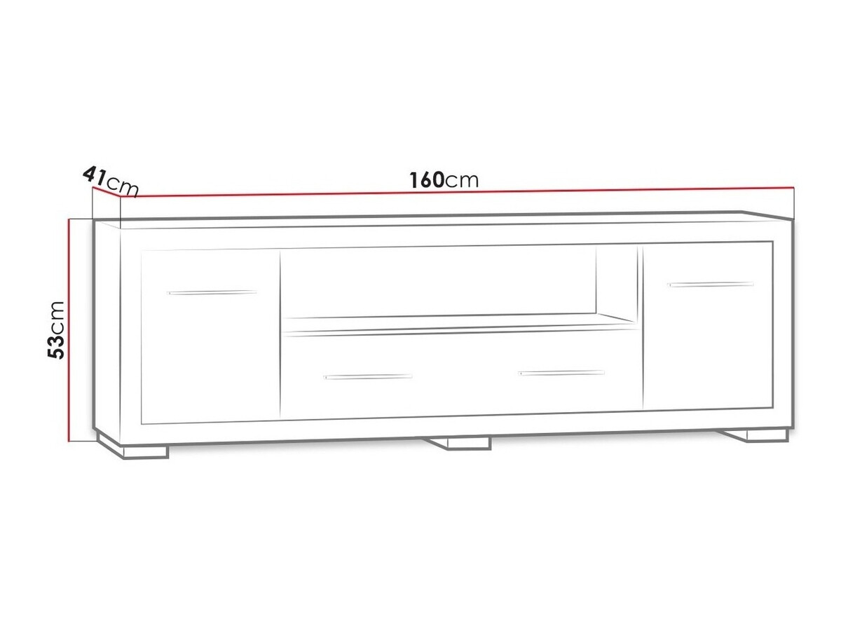 TV-taso Fiomeri 116 (Tumma Santana-tammi)