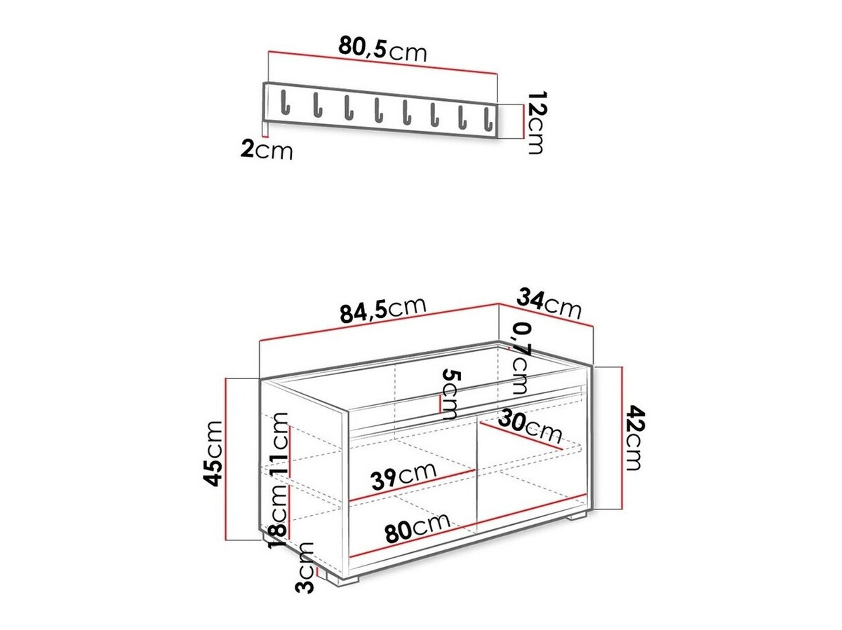Eteissetti Comfivo Pinus IV (Valkoinen + Manila 35)
