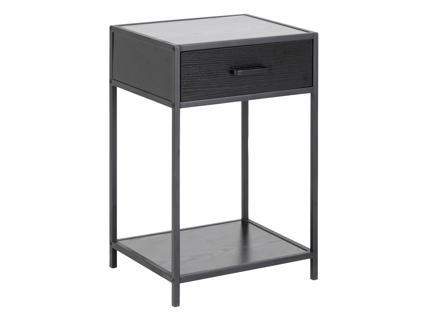 Yöpöytä Norsica Sevferi 128 (Musta tuhka + Musta)