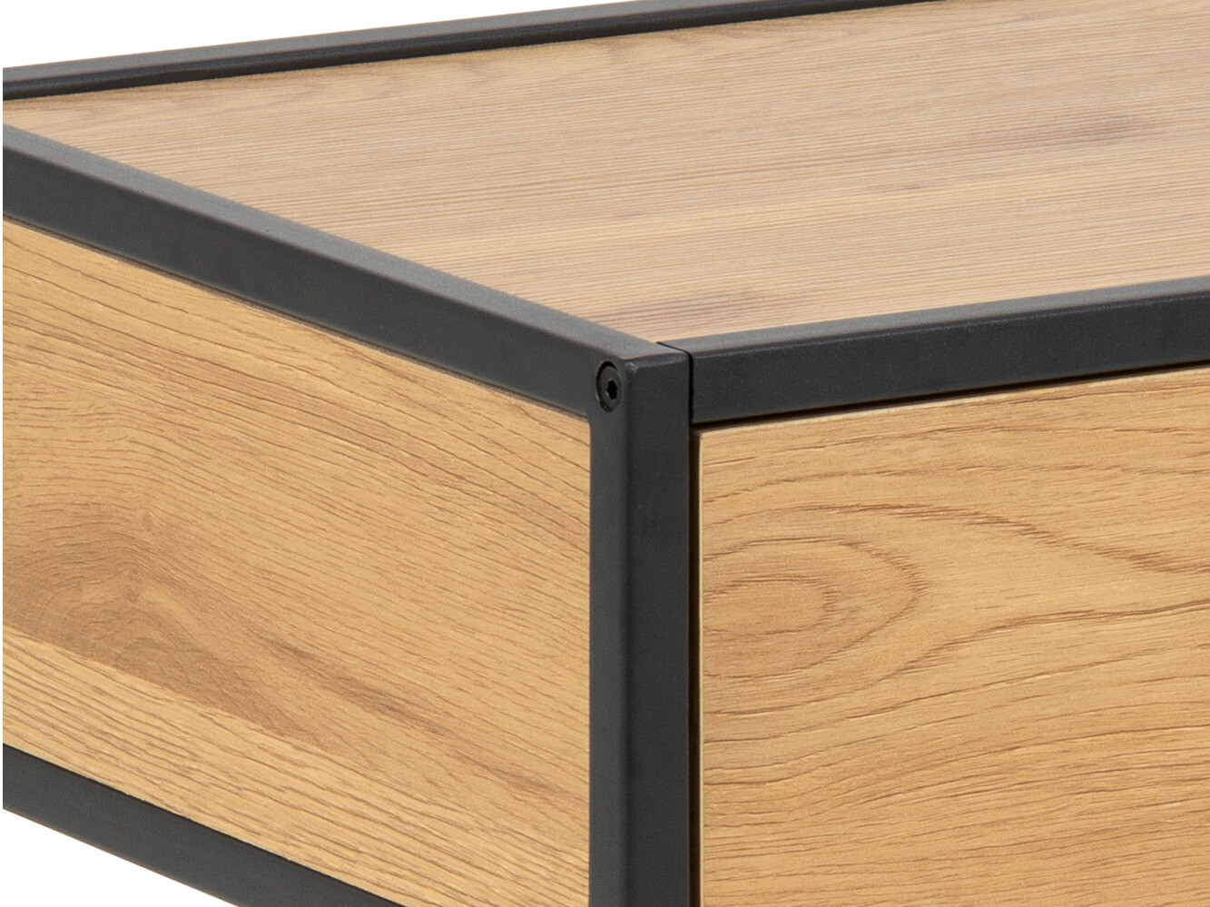 Yöpöytä Norsica Sevferi 128 (Villi tammi + Musta)