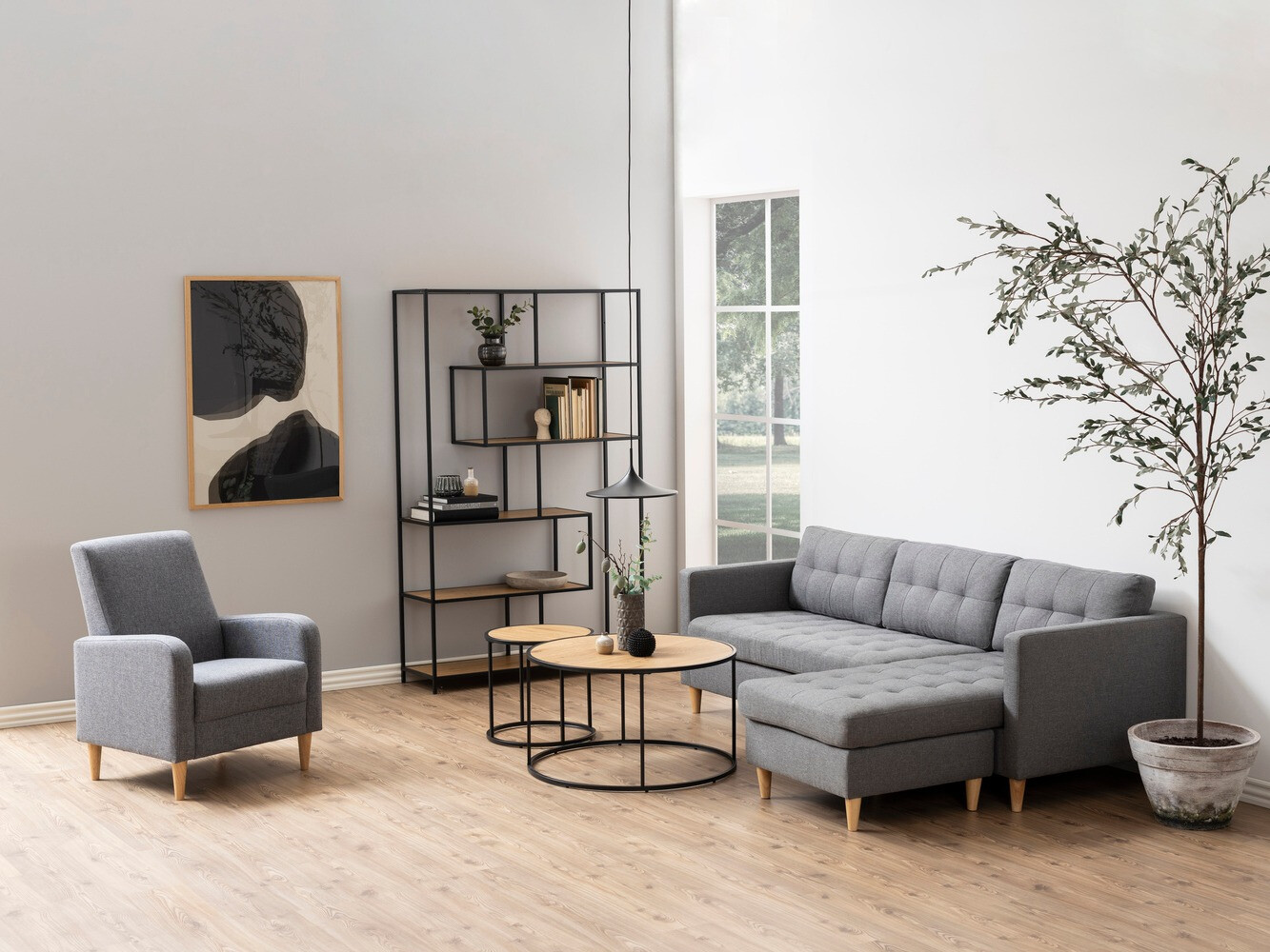 Hylly Norsica Sevferi 134 (Villi tammi + Musta)