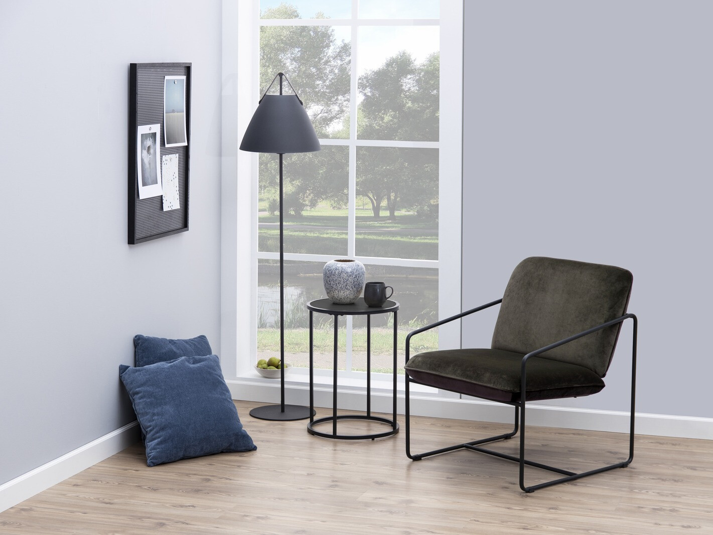 Sivupöytä Norsica Sevferi 118 (Musta tuhka + Musta)