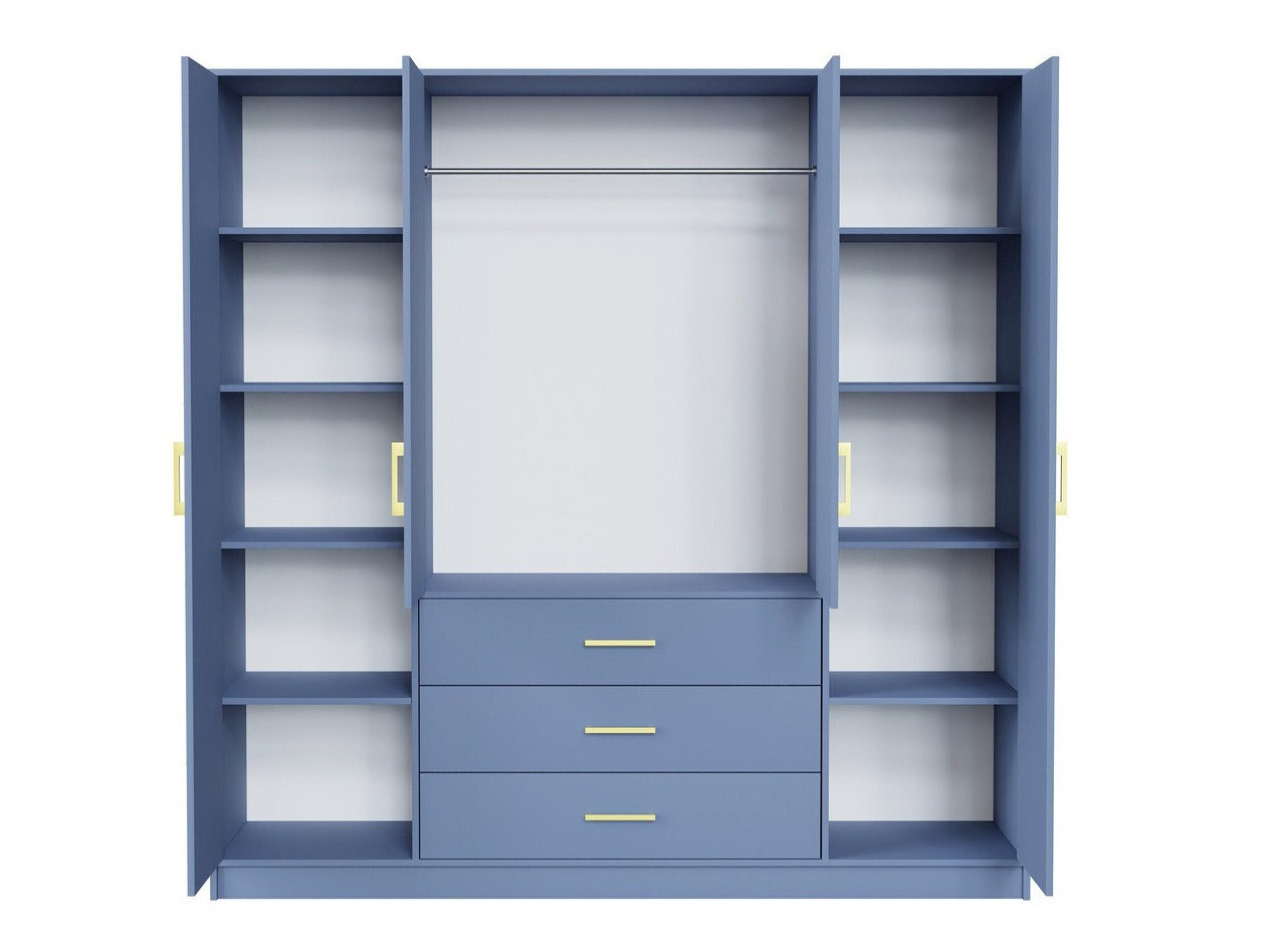 Huonekalusetti Dortivu 122 (Sininen + Lux 06 + Lux 05)