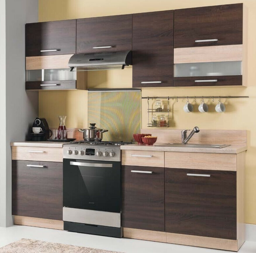 Modulaarinen kaappi ovilla Mode Dark 119