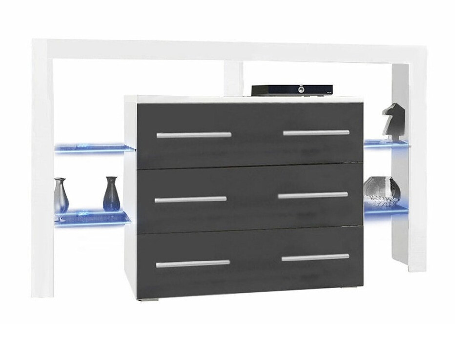 Lipasto Aestas I (Valkoinen + Kiiltävä harmaa)