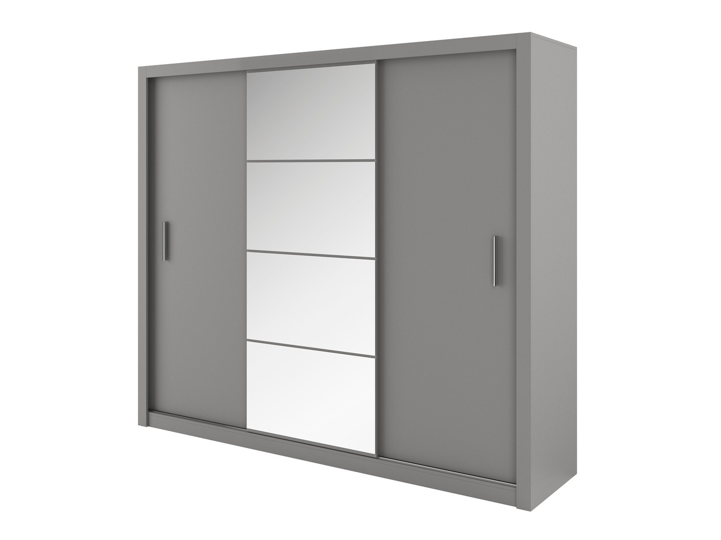Vaatekaappi Cirdelu 101 (Harmaa)