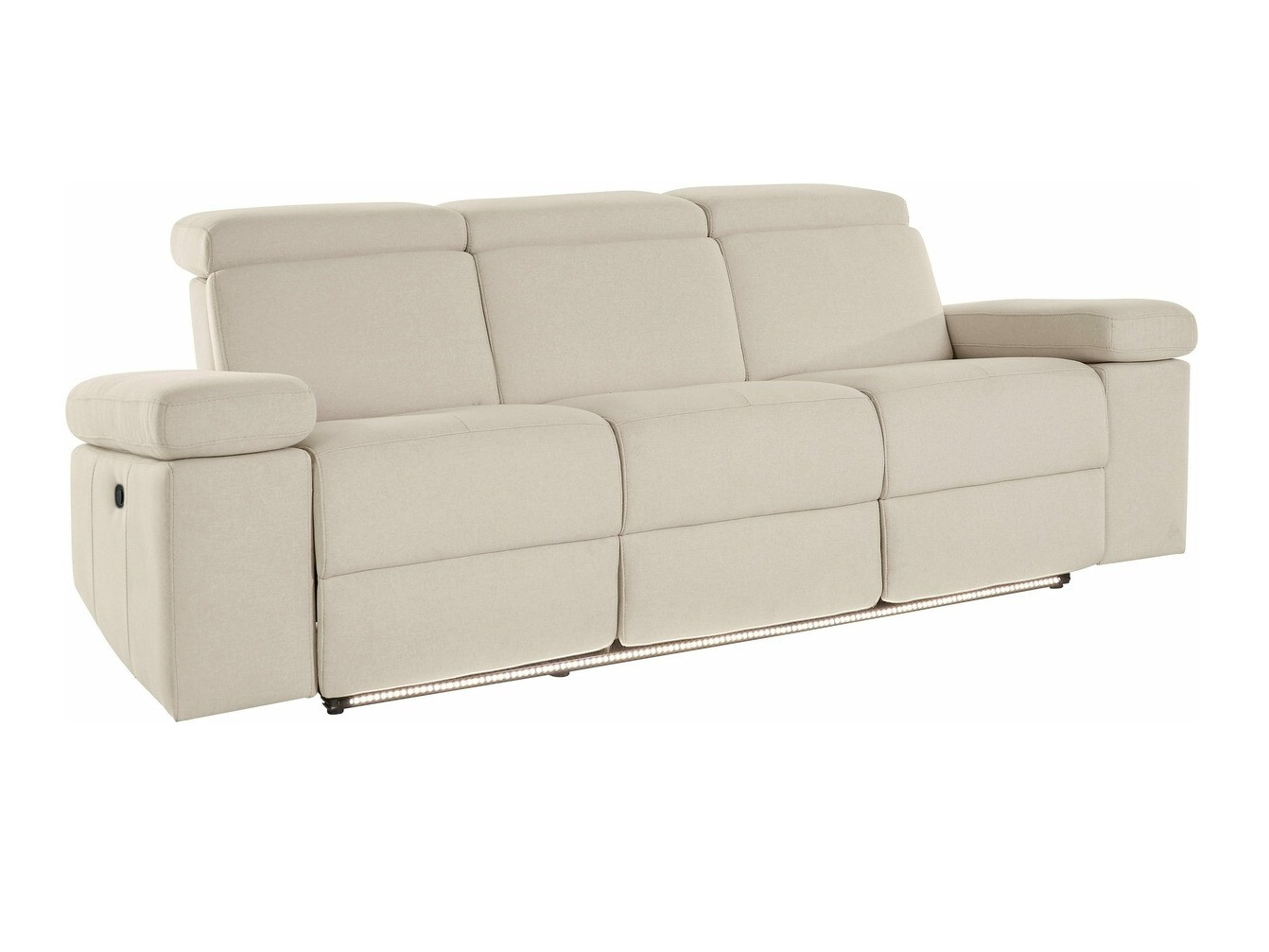 Sohva kallistustoiminnolla Denton 715 (Beige)