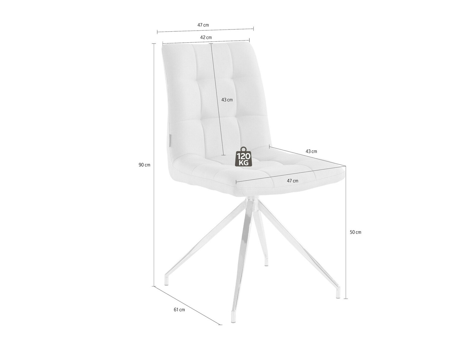 Tuolisetti Denton 794 (Musta + Harmaa)