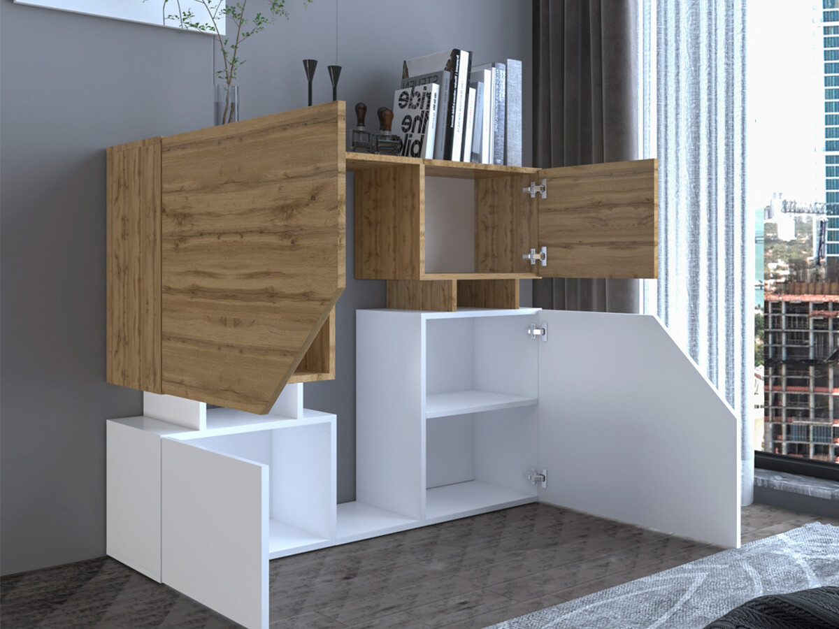 Olohuonesetti Comfivo Daldune I (Wotan tammi + Antrasiitti)