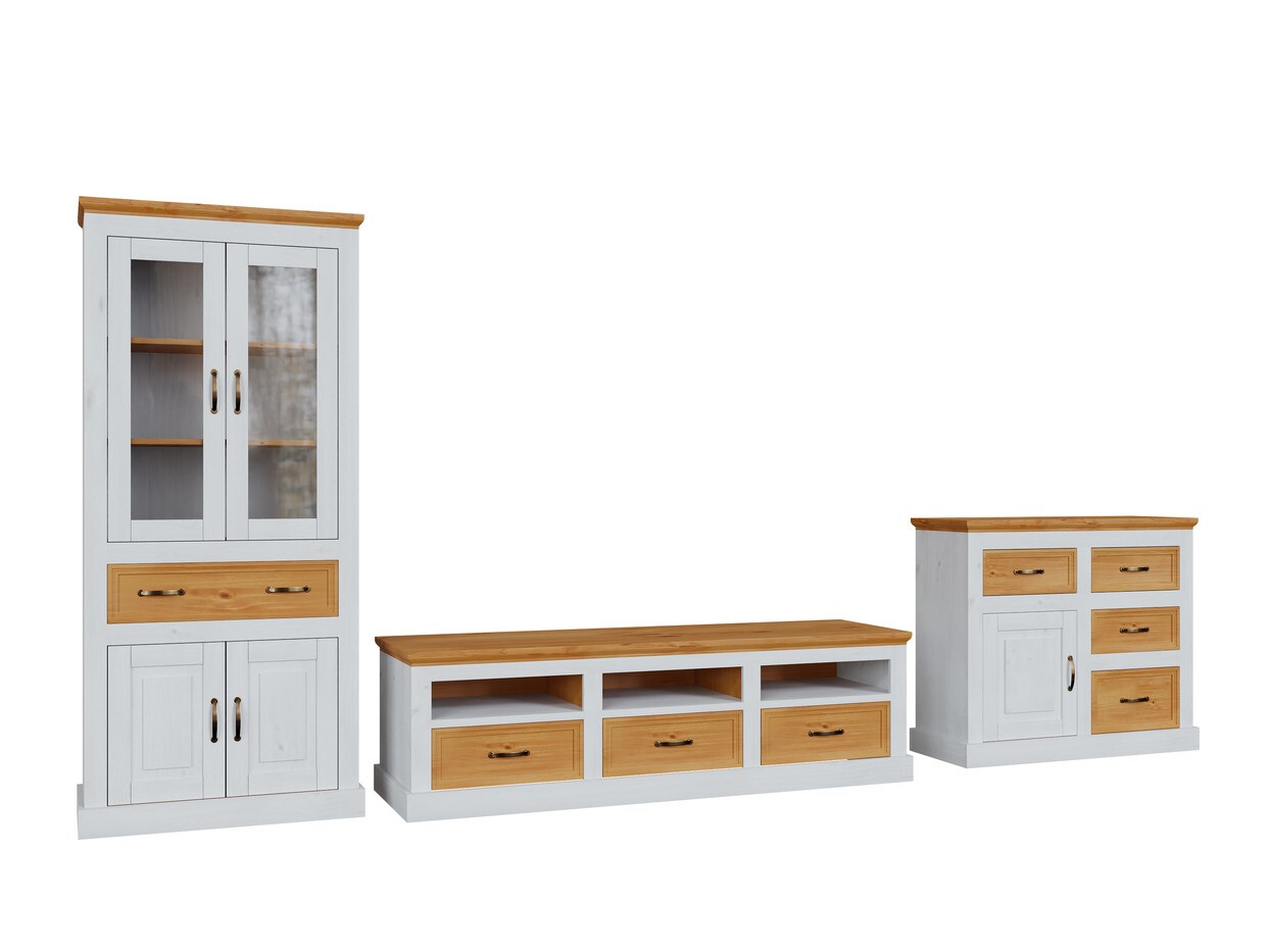 Olohuonesetti Tolelio 115 (Valkoinen + Mänty)