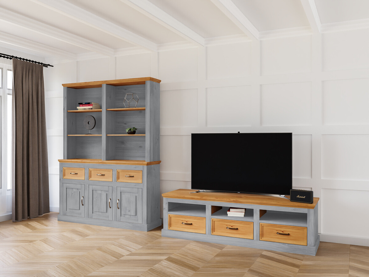 Olohuonesetti Tolelio 117 (Mänty + Harmaa)