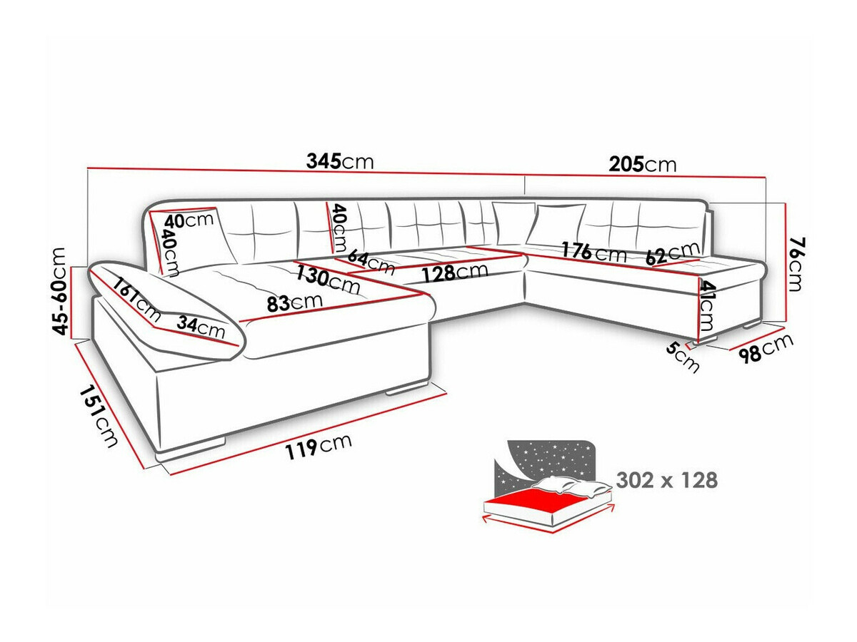 Kulmasohva Comfivo 150 (Poso 05)