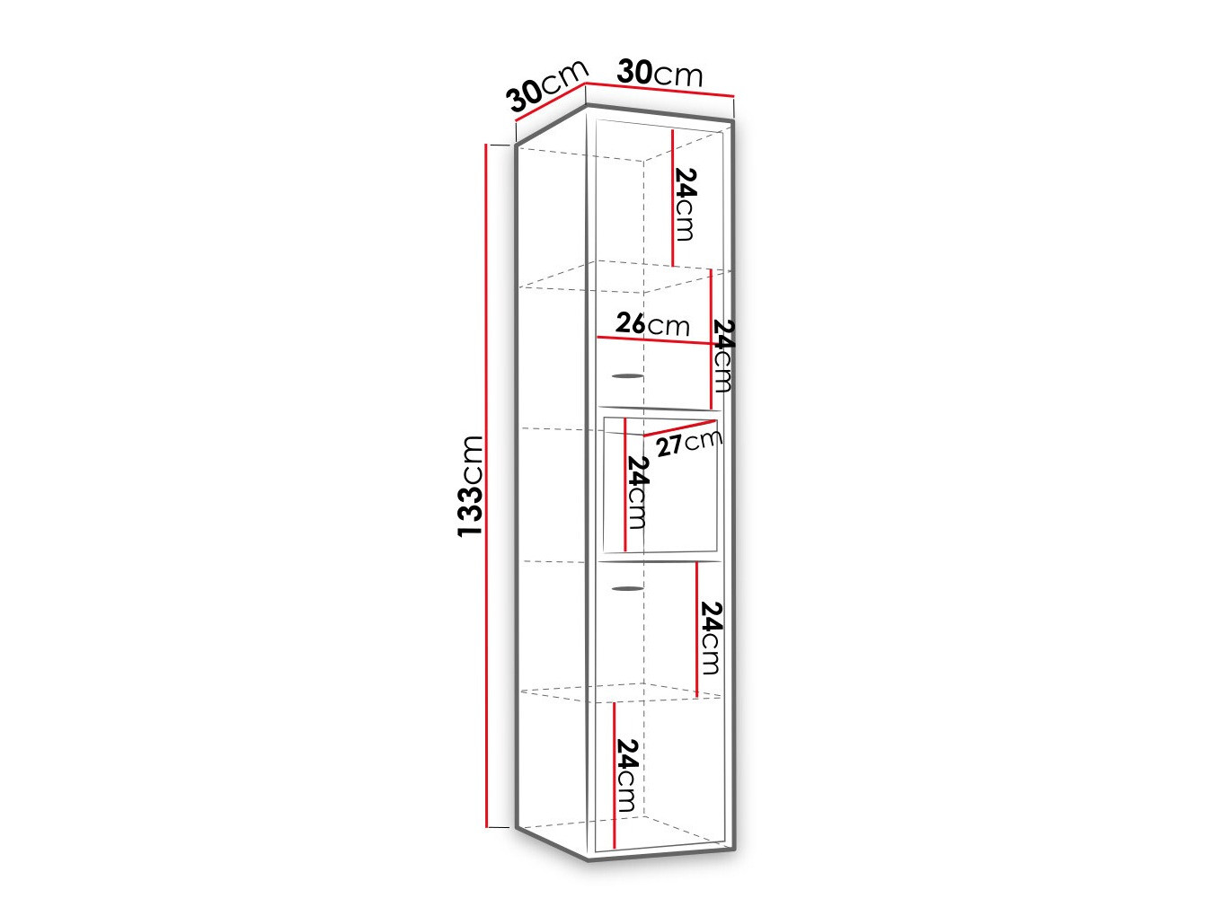 Seinäkiinnitteinen kylpyhuonekaappi Velum (Musta + Artisaanitammi)
